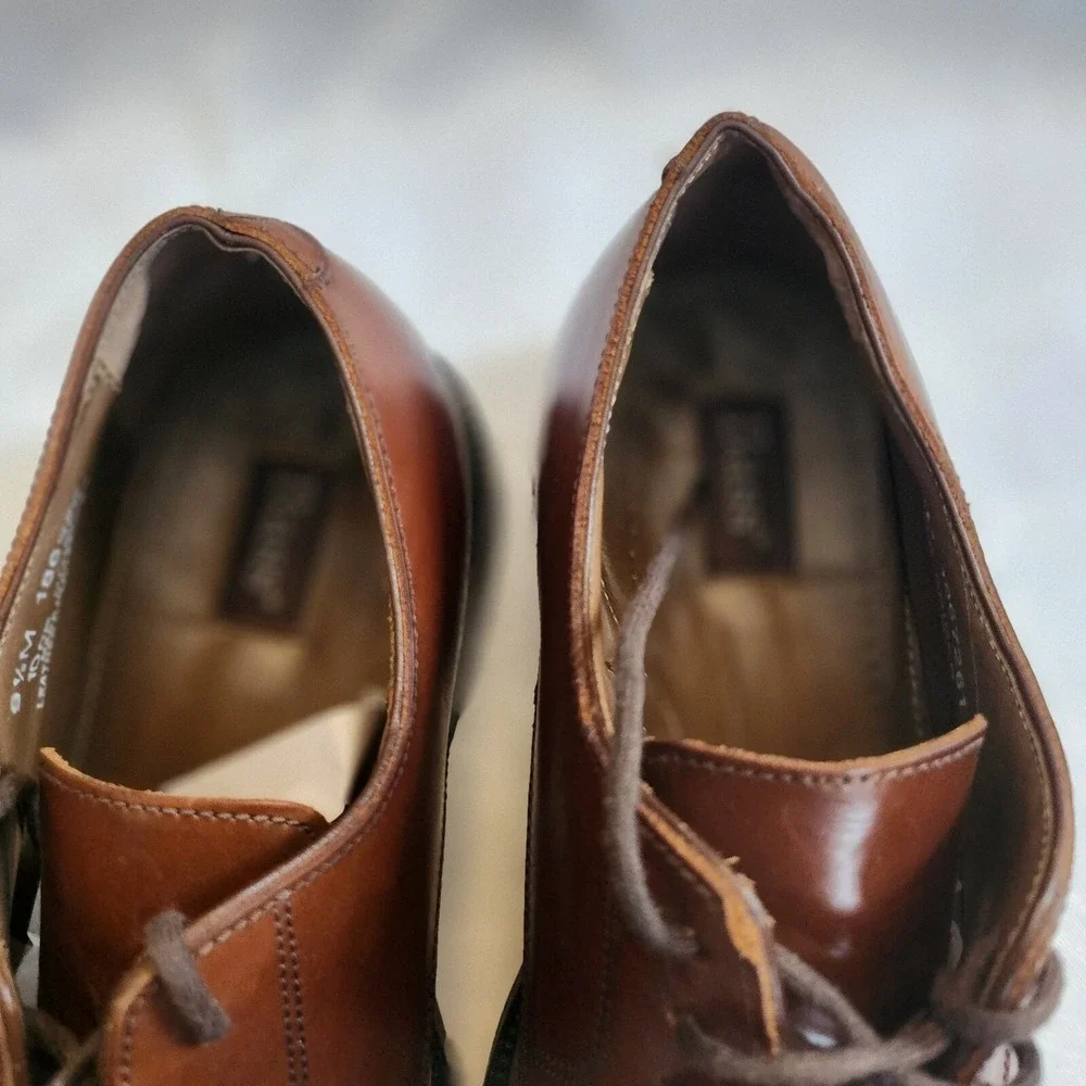 G.H‎ Bass & Co. Pasadena Brown Leather Shoes Mens 10.5